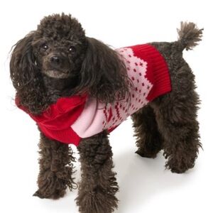 NWT Pup Crew Fair Isle ruffle collar sweater S